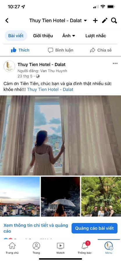 Khach San Thuy Tien Hotell Dalat Exteriör bild